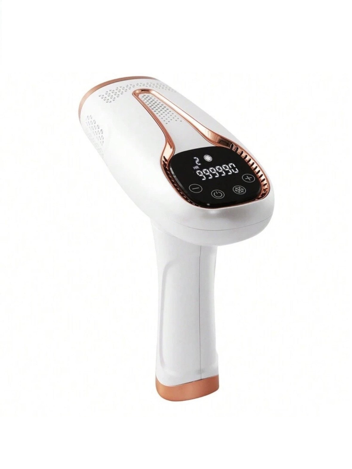 SkinPrime Pro™ IPL – LED Laser Hair Removal Device (White Edition).